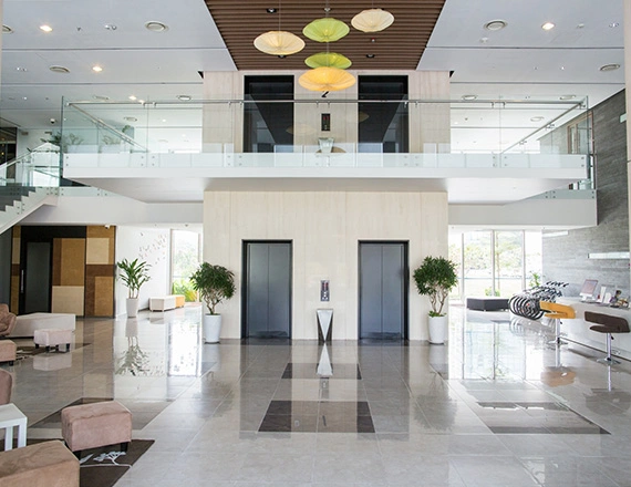 Grand entrance lobby