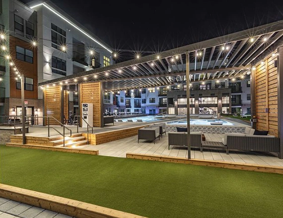 2 Acres of podium space